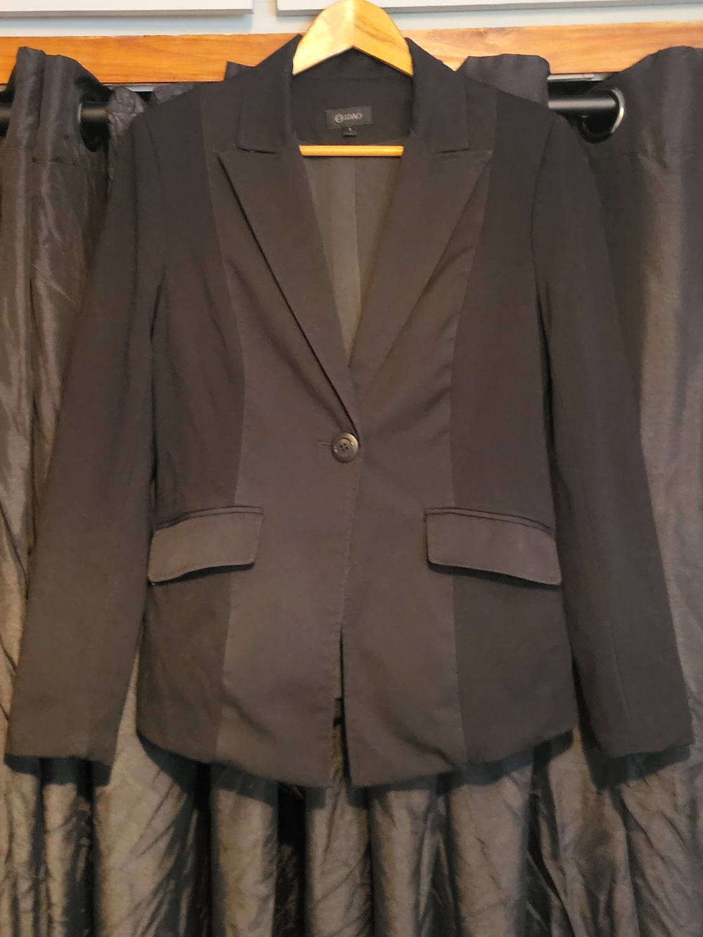 Women's Black Blazer - Classic Tailored Suit Jacket